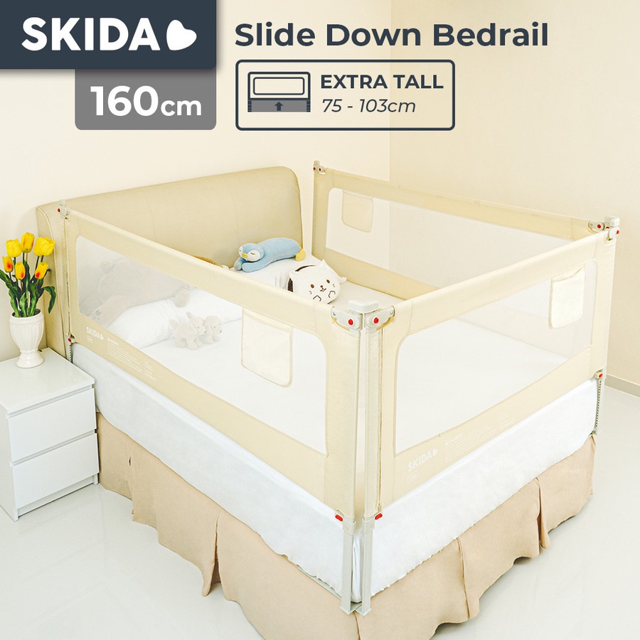 SKIDA BEDRAIL 160CM - BEIGE