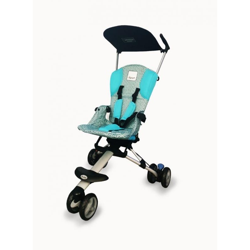 STROLLER COCOLATTE ISPORT BLUE POLKADOT