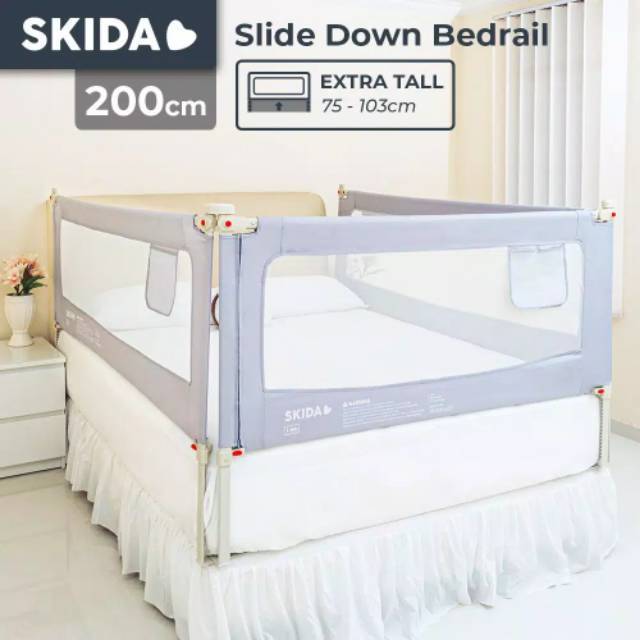 SKIDA BEDRAIL 200CM NEW 2025 - GREY
